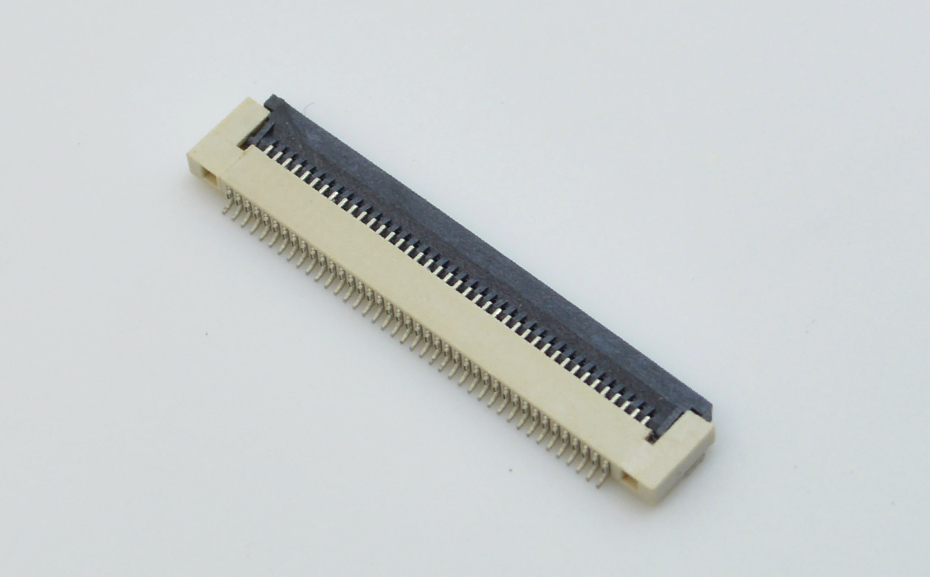 工厂销售FPC/FFC软排线连接器0.5-18P 0.5间距 H1.5厚 翻盖式下接,麻豆91在线免费观看
