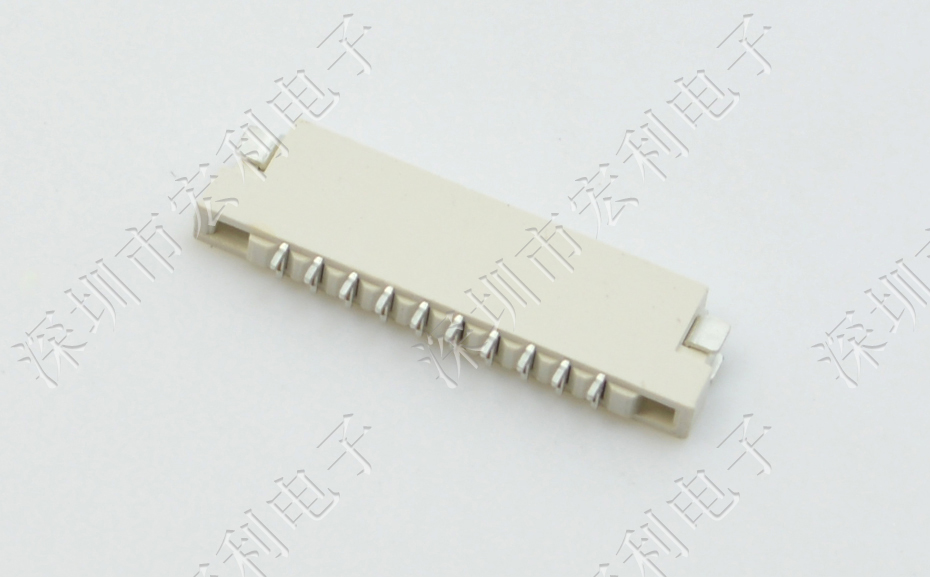 廣東fpc連接器1.0mm間距 1.5H雙麵接觸麻豆成人在线视频插座4P/6P/7P/8P/10P/12P/18P/24P/26P-宏
