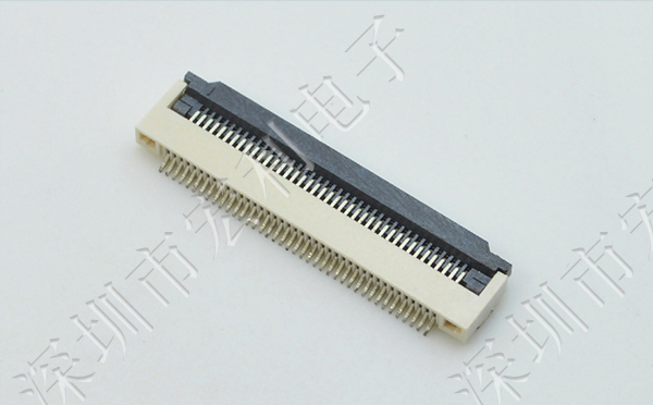 【麻豆91在线免费观看电子】FFC/麻豆免费电影 间距0.5mm H2.0 45P下接软排线插座