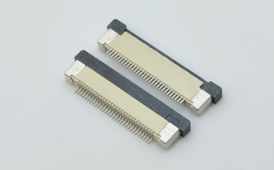 FFC/麻豆免费电影 软排线插座 0.5mm间距-5P 下接拉锁 5Pin 抽屉式