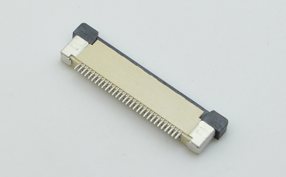 FFC/麻豆免费电影 软排线插座 0.5mm间距-5P 下接拉锁 5Pin 抽屉式