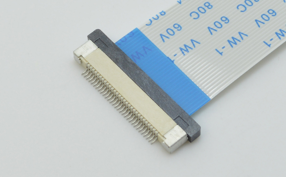 FFC/麻豆免费电影 软排线插座 0.5mm间距-5P 下接拉锁 5Pin 抽屉式