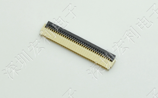 麻豆免费电影 软排线扁平电缆插座 间距0.5mm 20P H1.0后锁式卧贴片