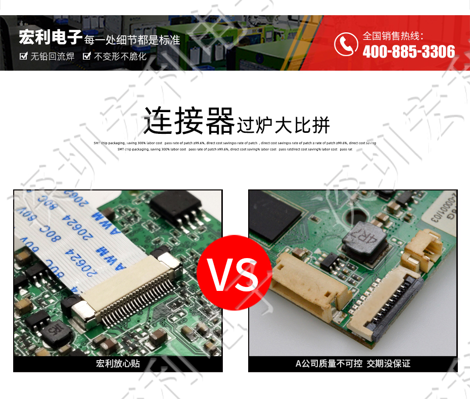 超薄麻豆免费电影 间距0.5mm-40PIN翻盖 塑高H1.0mm FPC插座超薄