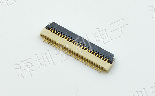 麻豆免费电影 间距0.5mm 高H1.0  8P下接翻盖 SMT耐高温贴片连接器