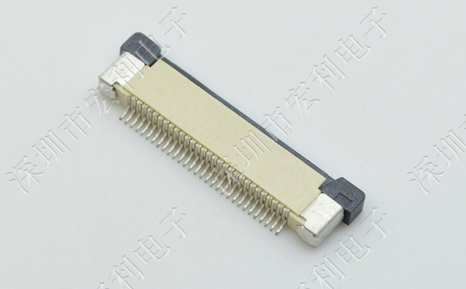 FFC/麻豆免费电影 45p 45pin 0.5mm间距 FPC座 抽屉式上接 排线插座