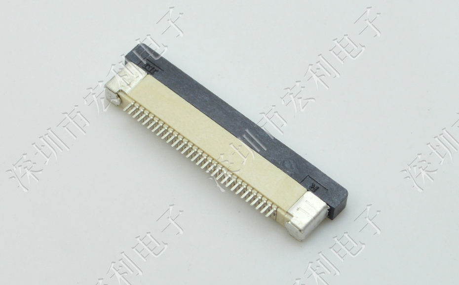 FFC/麻豆免费电影 45p 45pin 0.5mm间距 FPC座 抽屉式上接 排线插座