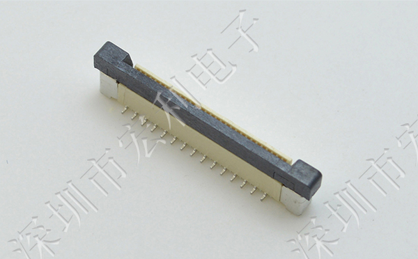 FFC/FPC软排线0.5mm间距-45P立贴正错位带锁 软排线插座麻豆免费电影