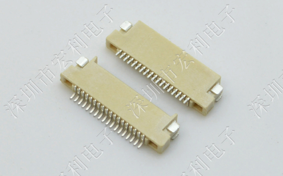 FFC/麻豆免费电影 间距0.5mm H1.5 13P双面接触贴片接插件 SMT排插座