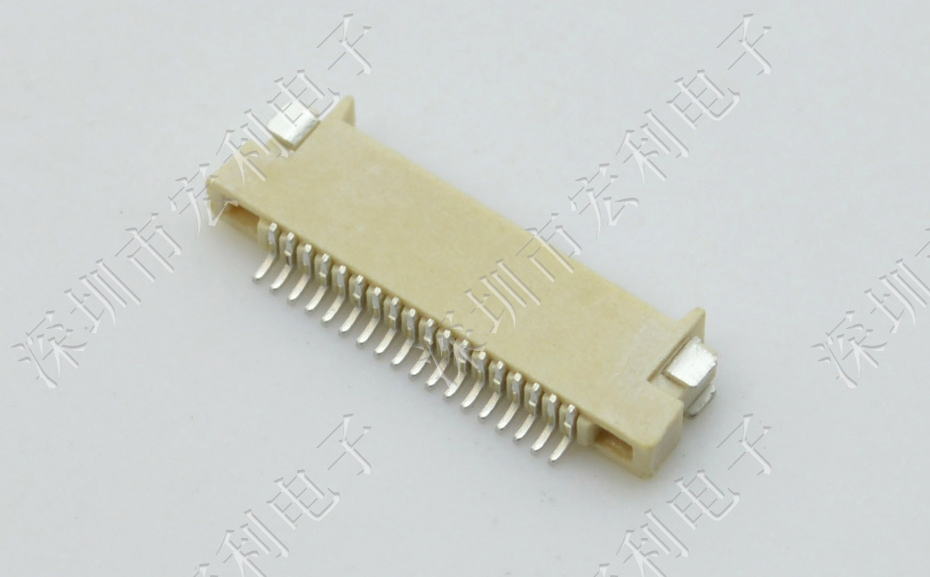 FFC/麻豆免费电影 间距0.5mm H1.5 13P双面接触贴片接插件 SMT排插座