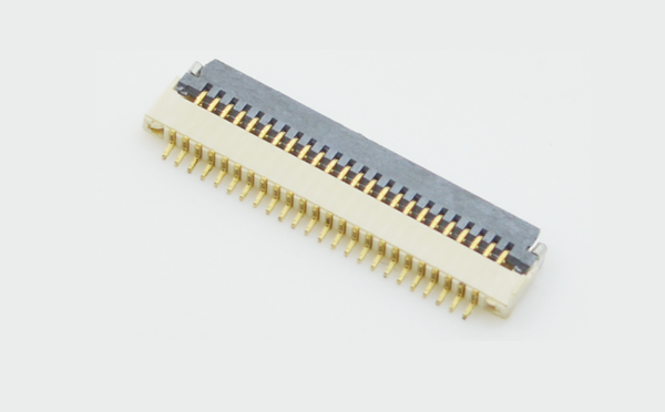 FFC/FPC扁平电缆线插座0.5MM连接器 后翻盖式 24P H1.0mm厚,麻豆91在线免费观看