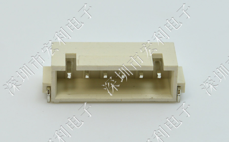 2.54mm間距線對板臥式連接器2P 3P 4P 5P 6P 7P 8P 9P 10P 11P 12P抗震動帶鎖扣插座